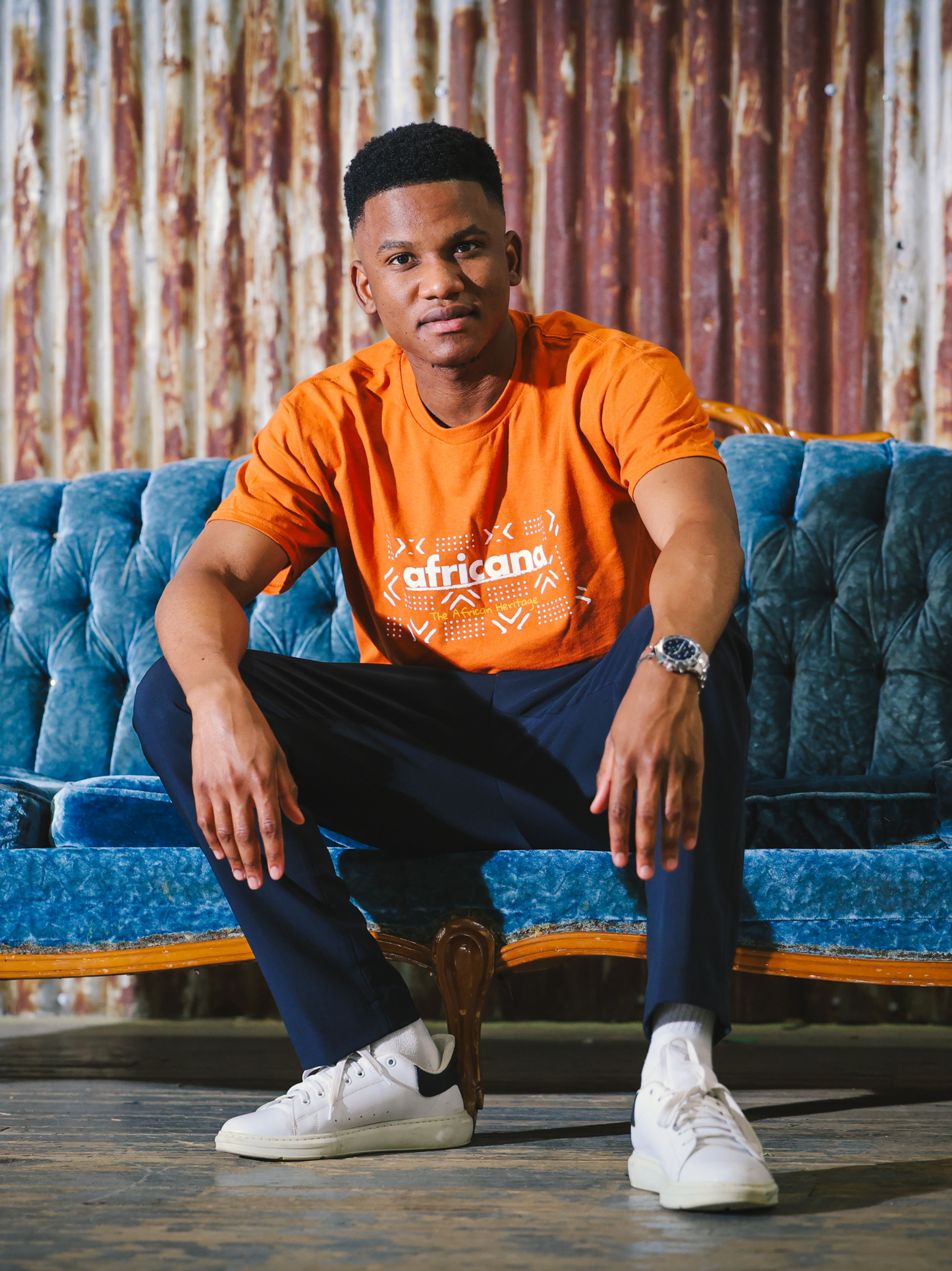 Tee Shirt Africana Orange