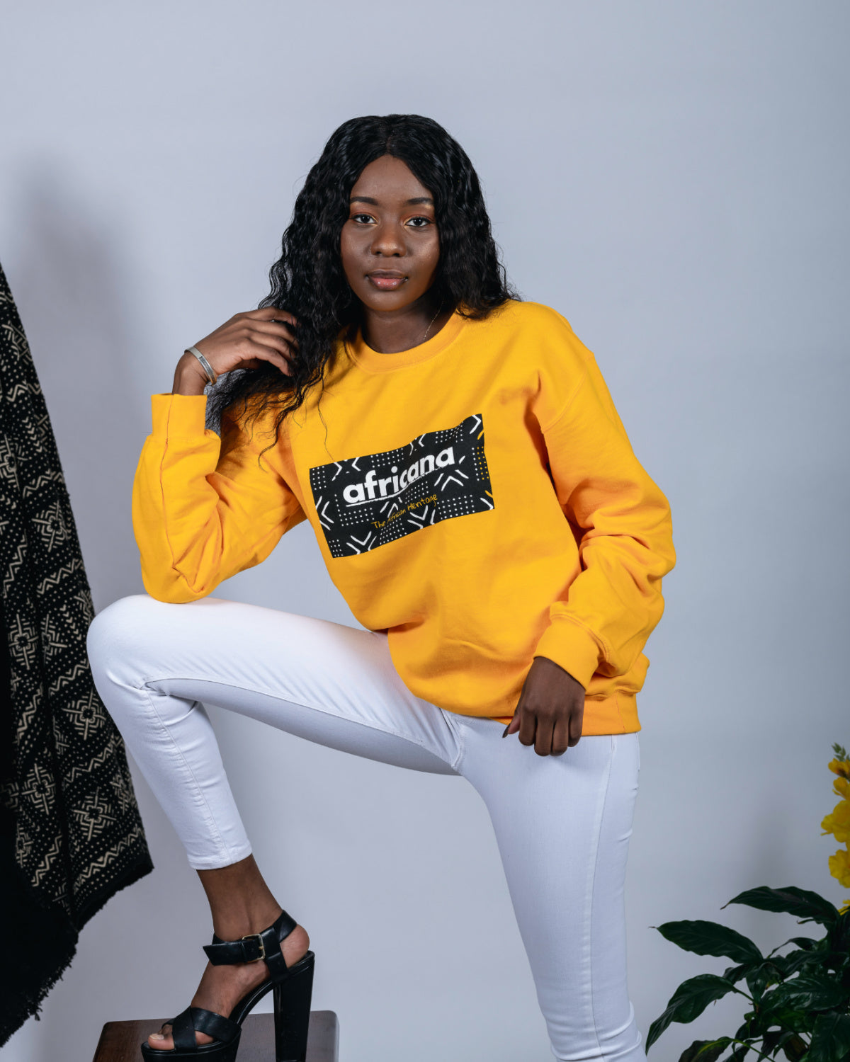 Pull Africana Jaune