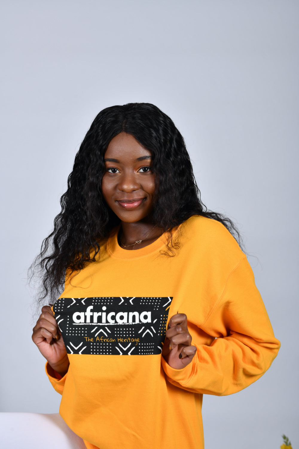 Pull Africana Jaune
