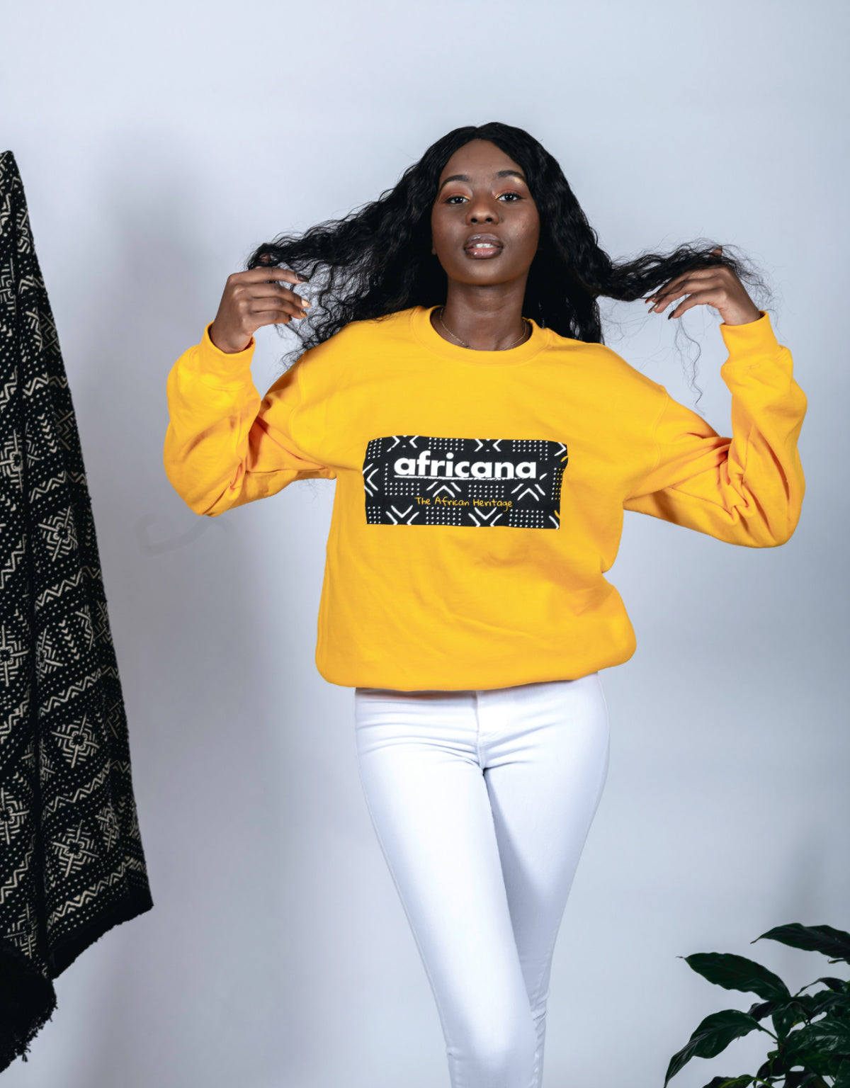 Pull Africana Jaune