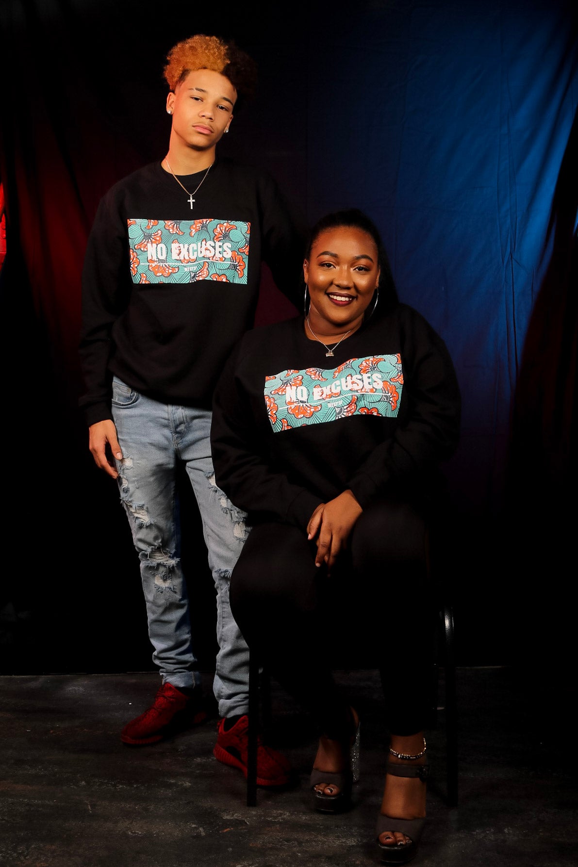 Pull Crewneck No Excuses Noir
