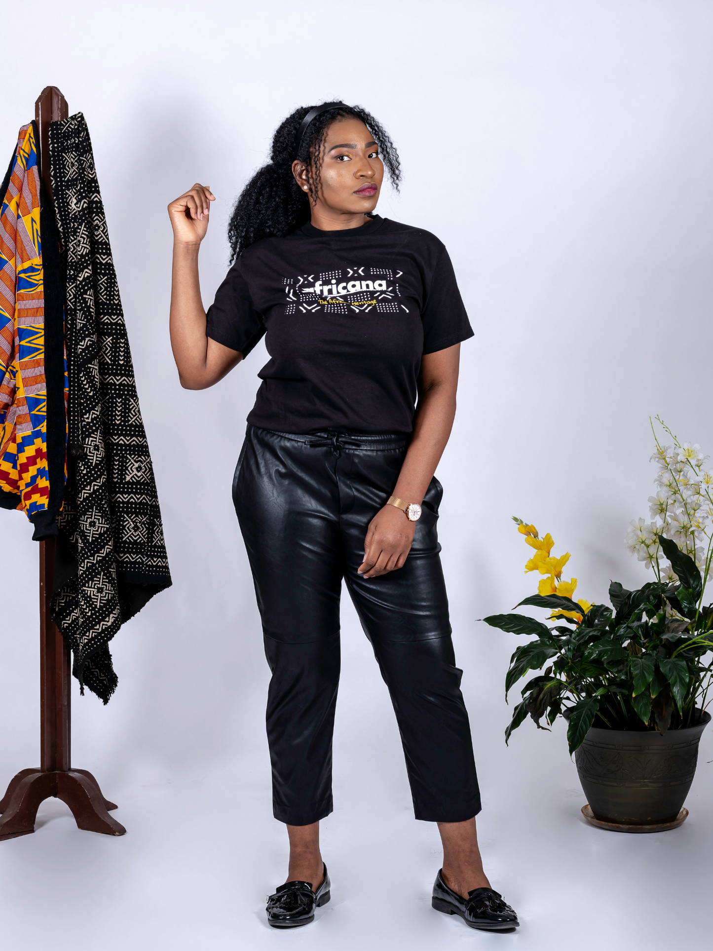 Tee Shirt Africana Noir