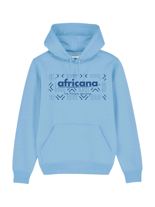 Pull à Capuche Africana Bleu