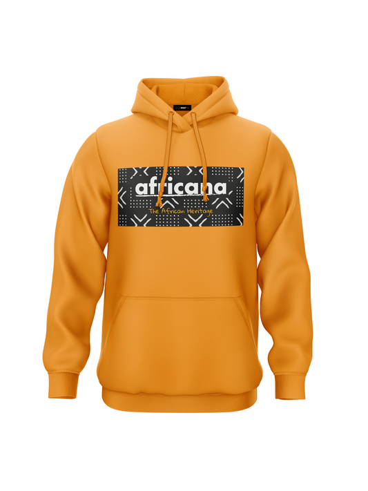 Pull à Capuche Africana Jaune